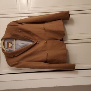 Wool blend light brown blazer Sz 10